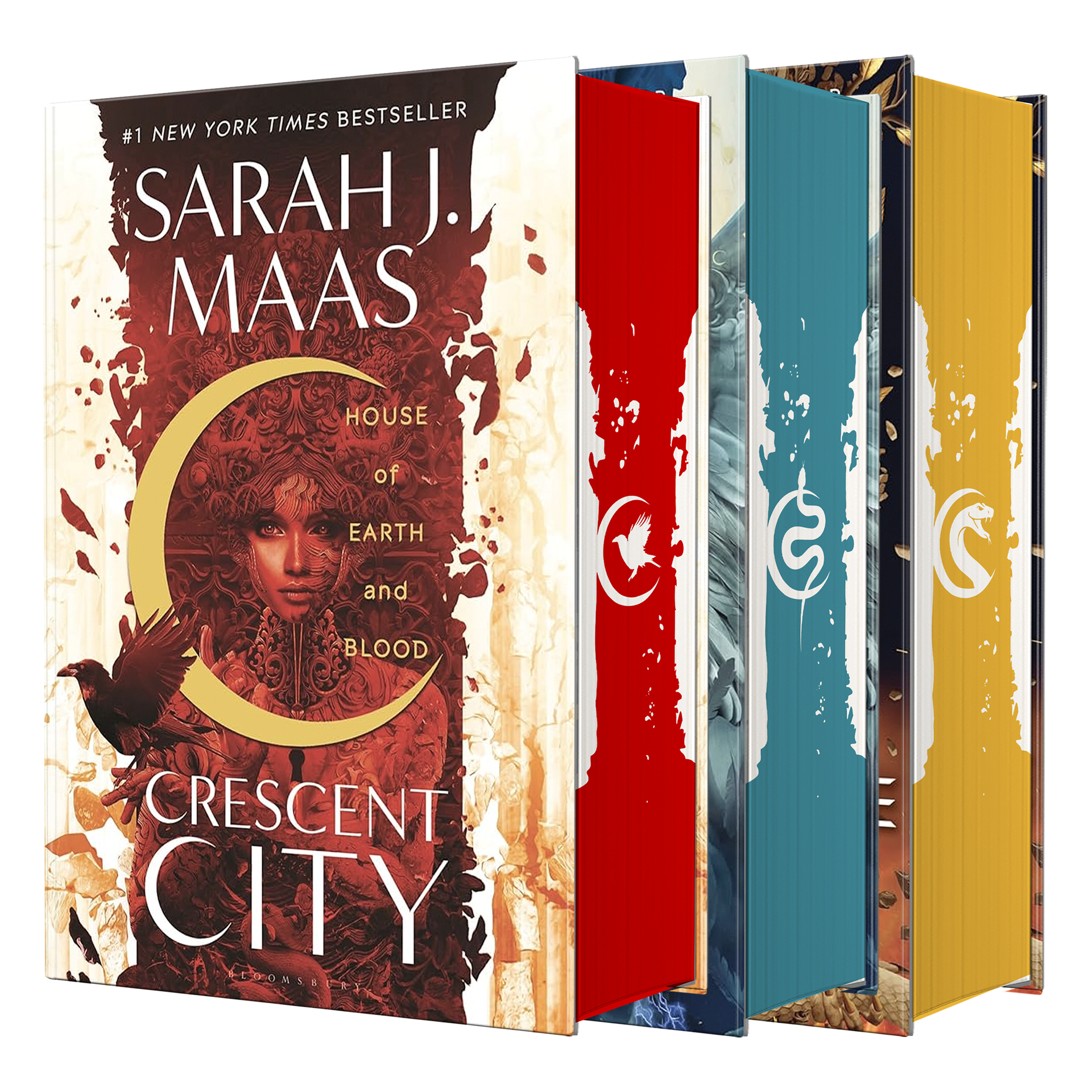 洋書 Crescent City by Sarah J. Maas Crescent City Limited Edition Set (2 Variants) – Custom Sprayed Edges