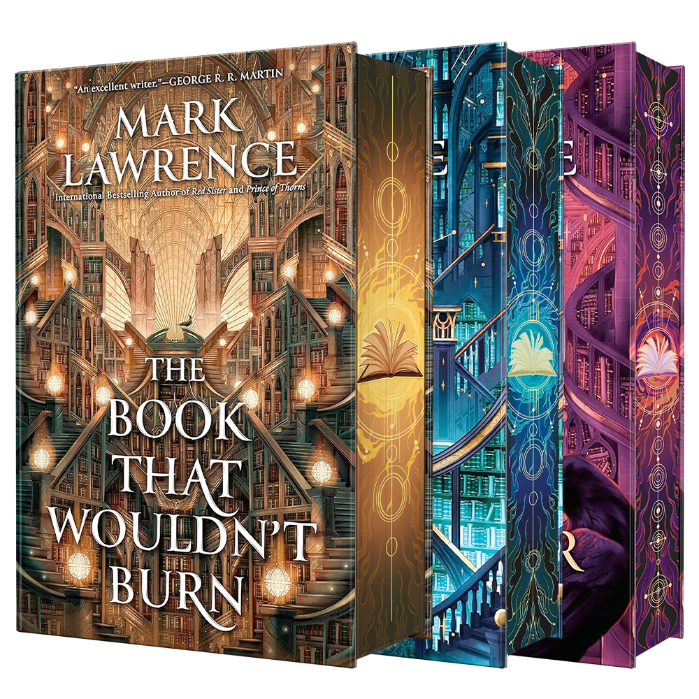 The Library Trilogy – Custom Sprayed Edges
