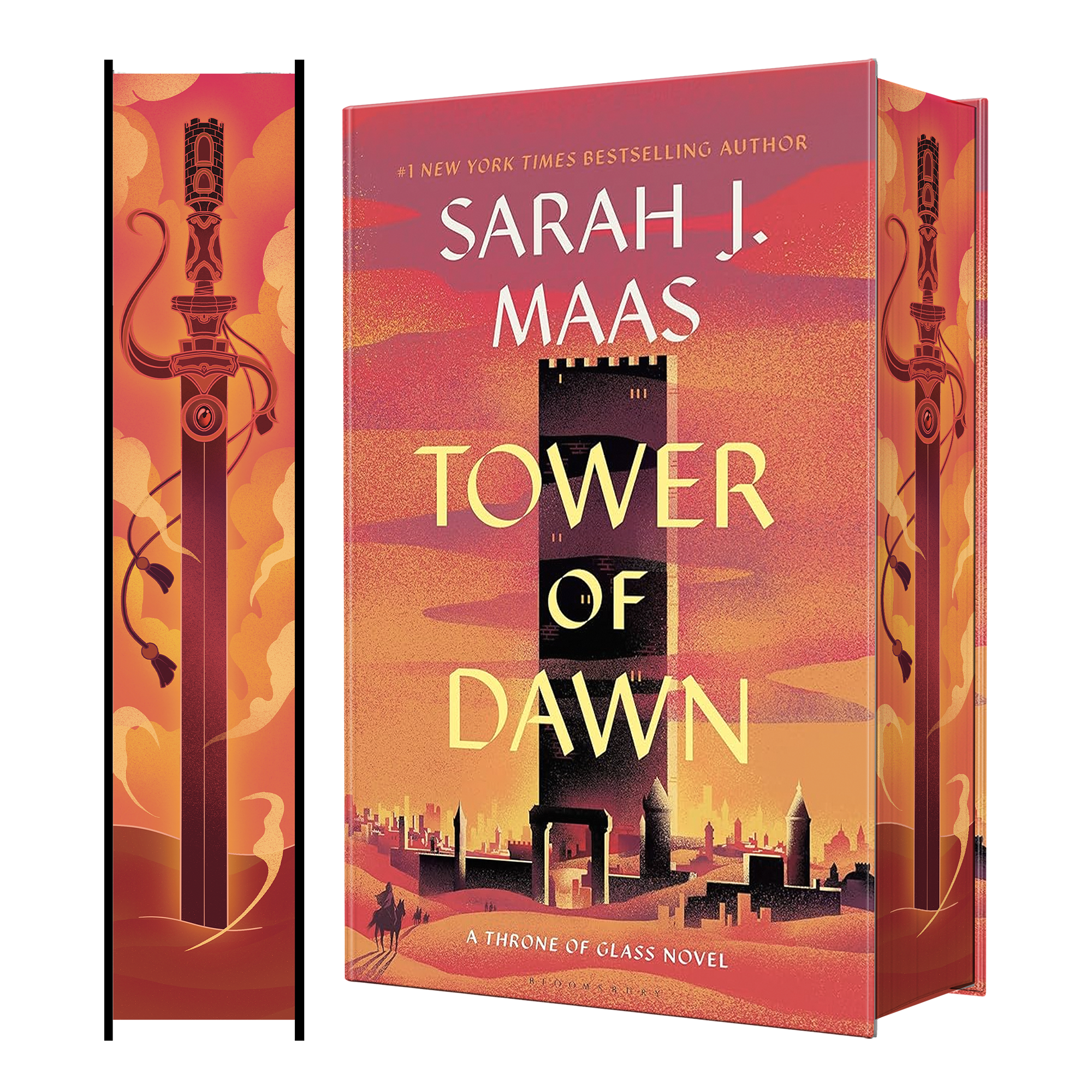 Tower of Dawn by Sarah J Maas with Custom popular Sprayed Edges Original Cover